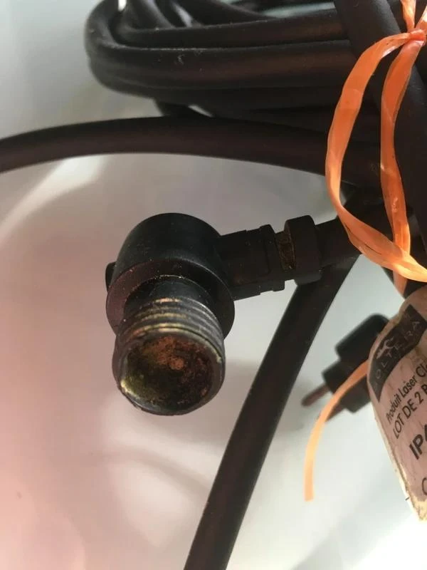 2 cables / hilos eléctricos especiales para guirnaldas de Navidad exteriores – photo 3